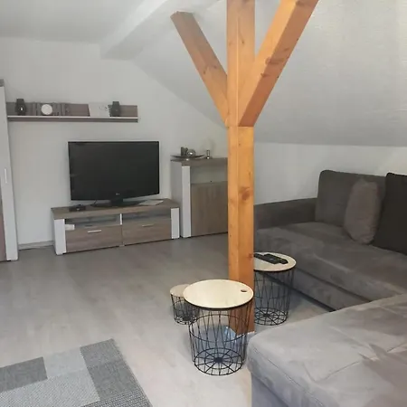 公寓 Stilvoll Uebernachten In Sonneberg, Cleaning Included 松讷贝格